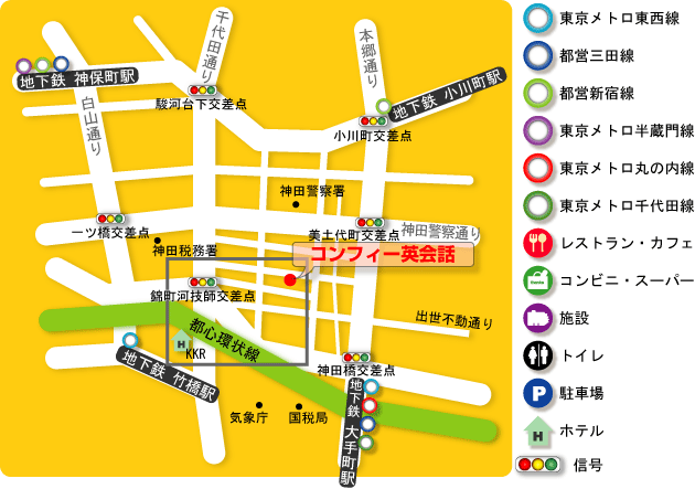 コンフィー英会話教室_地図